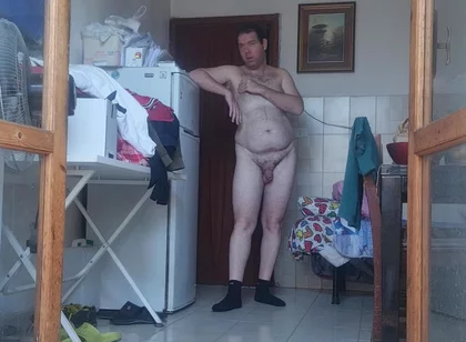 Naked Boy All Alone