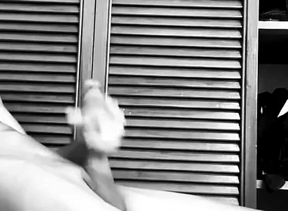 Monochrome BBC Stroking Session - Intense Handjob and Cum Black20one