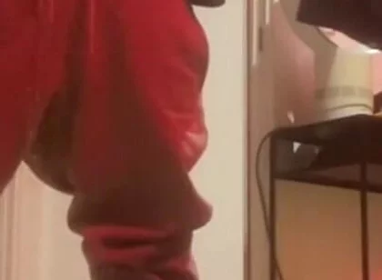 Amateur Boy Pissing in a Glass Held in His Friend's Mouth