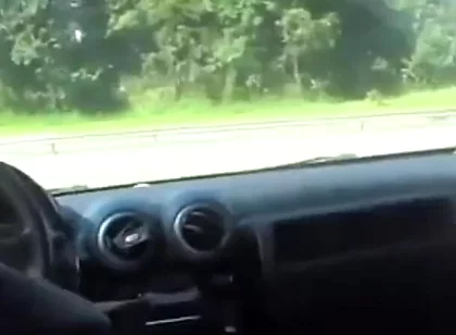 Jerking off in the Car
