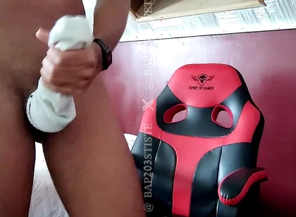 Jerking in a Sock Feel so Good.