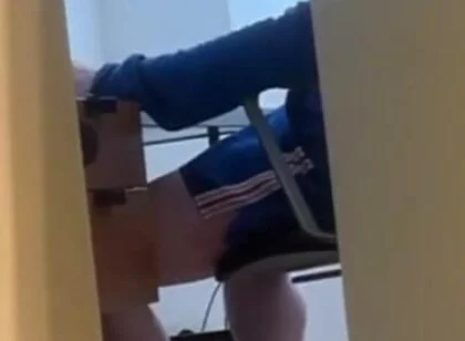 Caught My Straight Flatmate Jerking off to Porn
