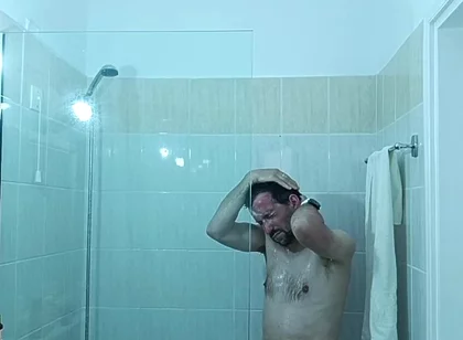 Masturbating Alone in the Shower, Almost Caught Masturbatin