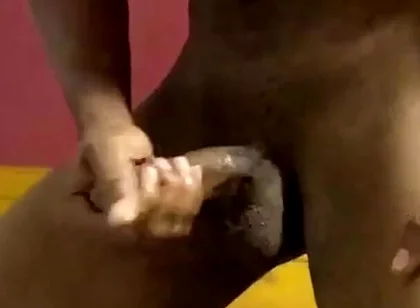 Black Twink Morning Jerk off