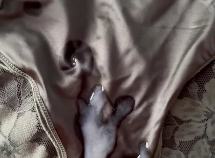 Cum on Wife’s Panties 14