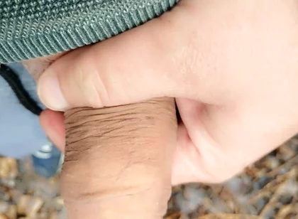 Cheesy Dirty Unwashed Cock Outdoor Walking Part 1