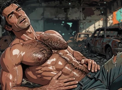 Hairy Chest Men Animation