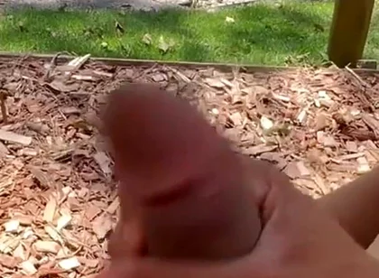 Handjob Outdoors with People Around Looking at Everything That Happened...