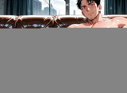 Ai Generated Intense Muscle Men