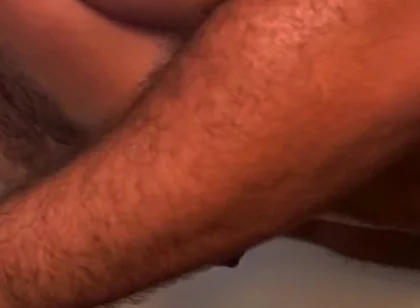 A Big Gay Guy with Huge Nipples and a Black Guy with a Big Cock Share an Intense and Babble-kissed Kiss.