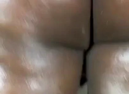 What a Sweet Ebony Mature BBW Pounding Him Real Good on the Couch