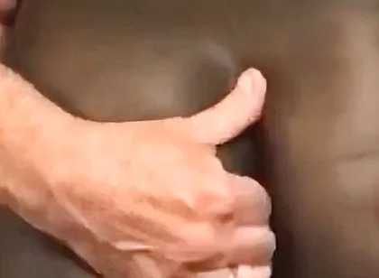 White Fingers Younger Black Husbands Big Butt and Works His Tits