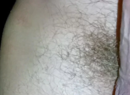 Big Uncut Cock Naked Night Time Masturbating Outdoors, Creamy Cum on Table - Rockardglans