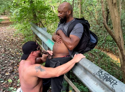 Big Black Hung Stud Fucks Young Asian Hole and White Muscle Jock Into Submission