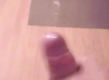Stretching and Horny Cum