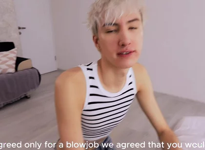 I Talked My Stepfather Into Going for a Walk, but He Fucked Me in Exchange.