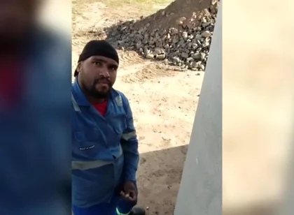 Before Heading Home, the Worker Gets a Quickie at the Construction Site.