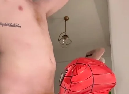 Stretching Spider-man