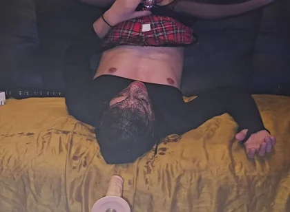Sissy Slave Face Fuck and Piss