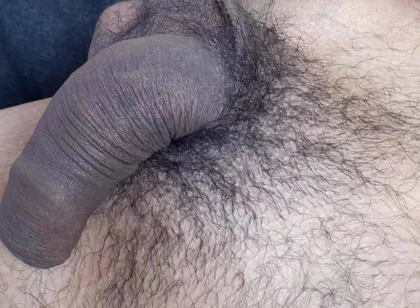 Soft Black Cock Close up