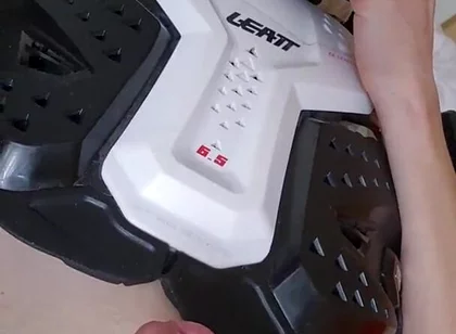 When Wear Motocross Protection, I Love Jerking off My Big Cock