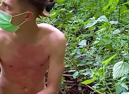 Hardcore!!! Stinging Nettles Video with Intense Suffering
