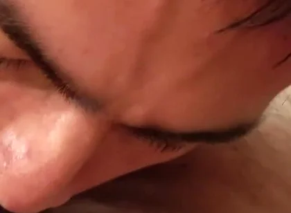 Making Deepthroat to a Sexy German Stepdaddy