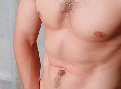 Pumped up Guy Decided to Jerk off After a Hard Day's Work to Relax - Alexhuff