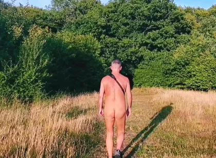 Naked Outdoor Walking