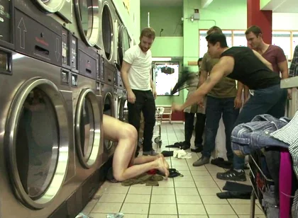 Punk Gets His Balls Stretched and His Hole Fucked by a Crowd of Men