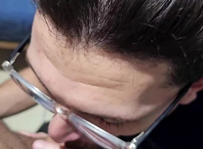 Tattooed White Guy with a Big Uncut Dick Asked Me to Leave Gloryhole and Finish the Job Outside