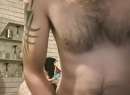 Wanking My Big Hard Dick and Smoking a Cigarette