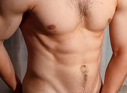 Sexy Guy Touches Himself and Jerks Big Dick with Moans - Alex Huff