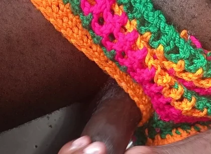 African Bisexuals Masturbating and Huge Cum