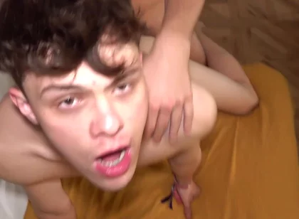 Teen 18+ Twink Fingers Cum Into Adorable Boyfriend