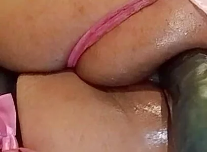 Super Mega Huge Dildo Leaves My Little Ass Wide Open