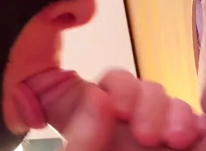 Big Cum Explosion at Gloryhole Horny Xl Cock