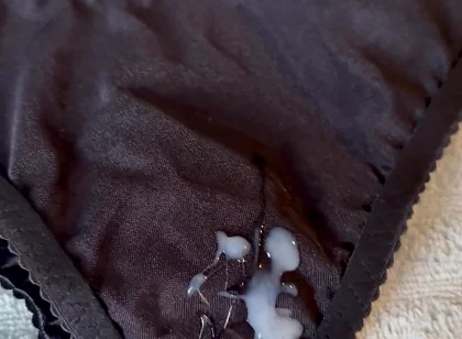 Cum on Wife’s Panties 18