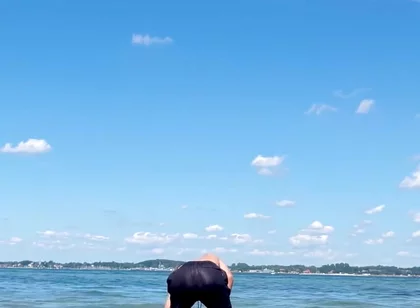 My Butt at the Beach