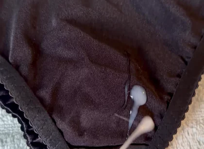Cum on Wife’s Panties 18