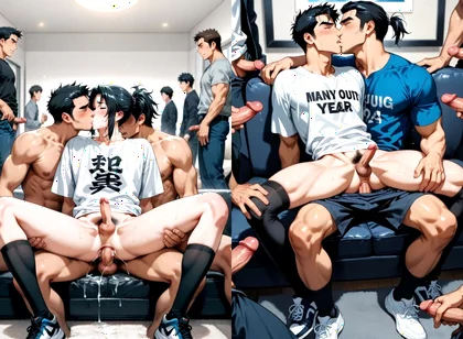 Outdoor Gay Group Fucking