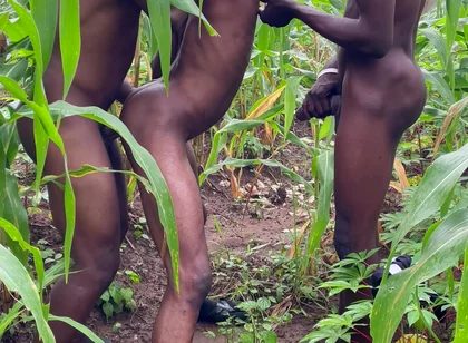 How I Had Sex with This Thuggish Guy with Huge Long Dick Inside a Corn Farm Land
