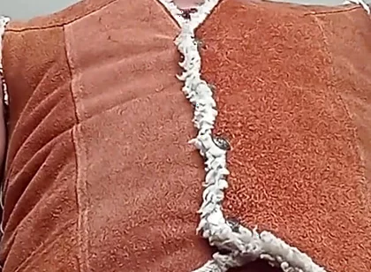 Kennie Jai Jerks in a Suede Vest