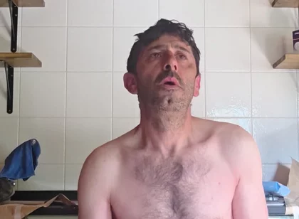 Straight Guy with Huge Cock Jerks off in the Cabin