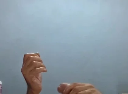 Guy with Big Cock Masturbates