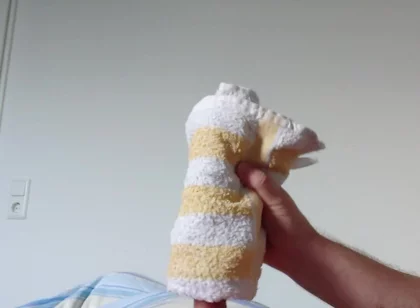 Small Cock Having Fun with the Towel