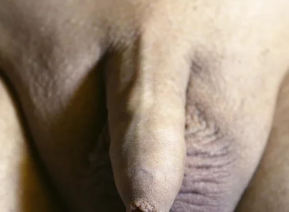 Play with My Little Cock and Balls. at the End There I Cum.