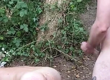 Caught My Step Dad Cruising in Woods Like a True Pig so I Punished Him