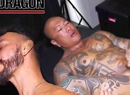 Kenjis Raging Cock Conquers Damian Dragons Ass With Total Control