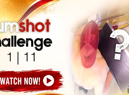 Cumshot Challenge at Gloryhole